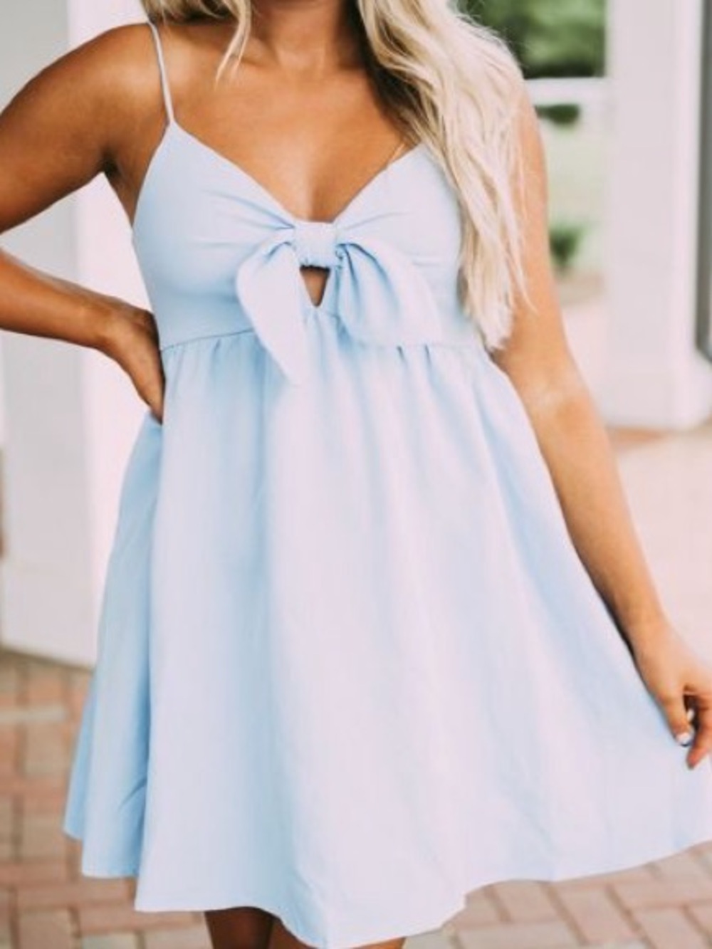 NEW baby blue dress